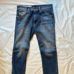 Diesel D-STRUKT Jeans Mens Slim Straight Blue Jeans W30 L32 (30x29)